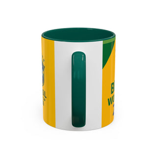 Brasil World Cup 2026 Mug | Yellow Soccer Crest, 11oz or 15oz