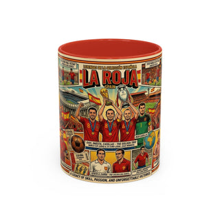 La Selección de España Soccer Legends Mug | Accent Coffee Mug 11oz or 15oz
