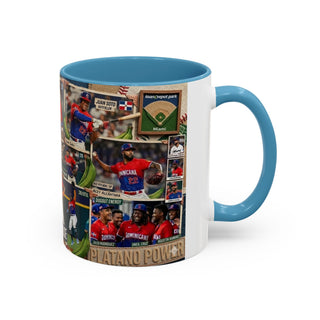 Dominican Baseball Classic Collage Mug | Accent Coffee Mug