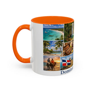 Dominican Republic Photo Collage Mug | Accent Coffee Mug