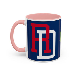 Platano Power Monogram Mug | Accent Coffee Mug | DR Baseball Logo Mug | Dominican Republic Logo Mug