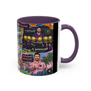 Messi Mugumentary Collage Mug | Accent Coffee Mug
