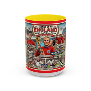 Legends of England Football Players mug | Accent Coffee Mug 11oz 15oz