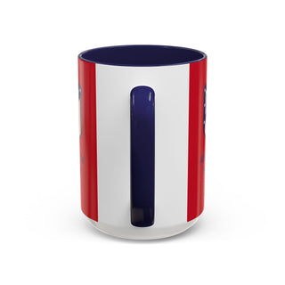 Atletico de Madrid Crest Mug | Accent Coffee Mug 11oz 15oz