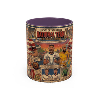 US Men's National Team Soccer Legends Mug | Vintage Collage, Soccer Players