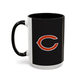 Chicago Bears Accent Coffee Mug — NFL Team Logo (11/15 oz)