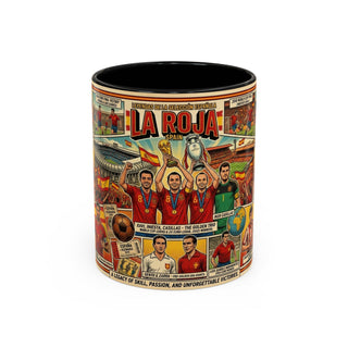 La Selección de España Soccer Legends Mug | Accent Coffee Mug 11oz or 15oz