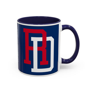 Platano Power Monogram Mug | Accent Coffee Mug | DR Baseball Logo Mug | Dominican Republic Logo Mug