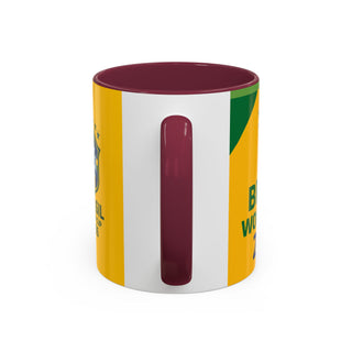 Brasil World Cup 2026 Mug | Yellow Soccer Crest, 11oz or 15oz