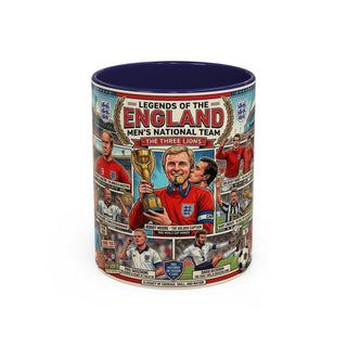 Legends of England Football Players mug | Accent Coffee Mug 11oz 15oz