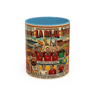 La Selección de España Soccer Legends Mug | Accent Coffee Mug 11oz or 15oz