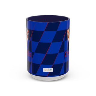 Croatia Football Crest Mug | Accent Coffee Mug 11oz 15oz