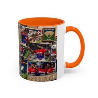 Dominican Baseball Classic Collage Mug | Accent Coffee Mug