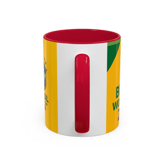 Brasil World Cup 2026 Mug | Yellow Soccer Crest, 11oz or 15oz