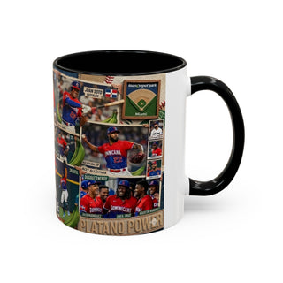 Dominican Baseball Classic Collage Mug | Accent Coffee Mug