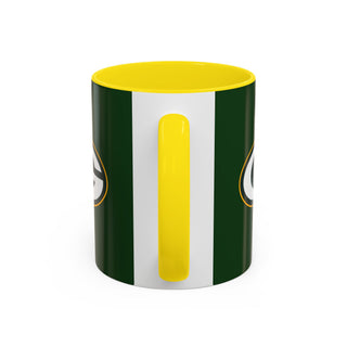 Green Bay Packers Accent Coffee Mug — NFL Team Logo 11/15oz