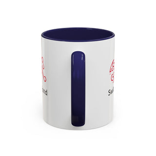 Switzerland Alpine Heritage Coffee Mug | Swiss Mountains, Edelweiss Accent