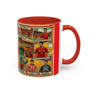 La Selección de España Soccer Legends Mug | Accent Coffee Mug 11oz or 15oz